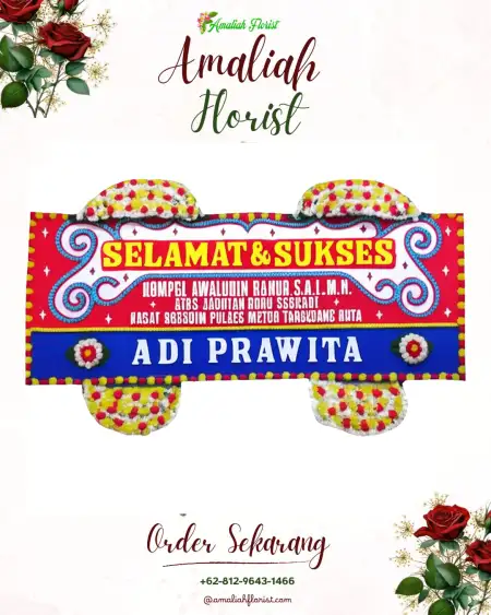 Papan Bunga Ucapan Selamat Polorejo